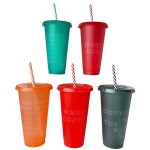 STARBUCKS SET of Reusable Cold Cups